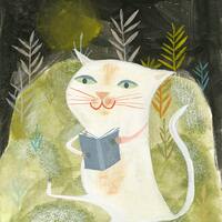 Carmen is a night owl. Limited edition print by Matte Stephens.