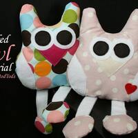 DIY Stuffed Owl Tutorial PDF Instant Download Printable Pattern