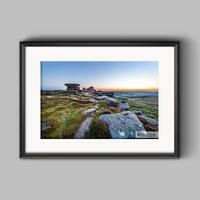 Twilight at Owler Tor, a Peak District Landscape Photograph