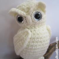 Crocheted Snowy Owl