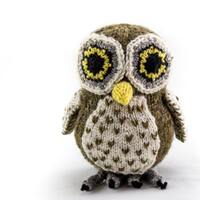Knitted Boobook Owl Toy Pattern: Australian Wildlife Softie (PDF)