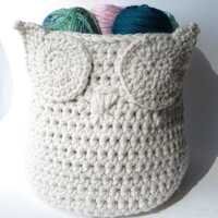 Gift Basket Crochet Pattern Owl Baby Shower Yarn Holder Yarn Bowl Crochet Towel Holder Bathroom Towe
