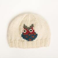 Owl Motif Beanie Kids
