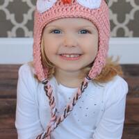 Handmade Crochet Owl Hat with Earflaps and Braids in all Sizes and Colors