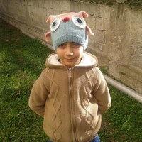 Owl Knit Hat, Owl Knit Slouchy Hat, Winter Lace Slouch Hat, Winter Accessories Winter Fashion, Gift 