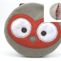 Kids Zipper Bag Owl Kids Purses  Wool Felt Zipper Pouch Kids Accessories Felt Toys Children's Ba