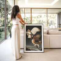 Barn Owl Art Print: Framed Poster, Canvas Wall Art