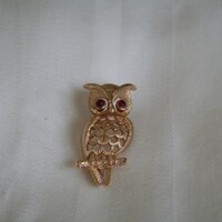 Wise Owl Avon Brooch
