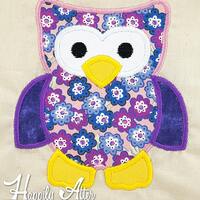 Owl Applique Embroidery Design, owl applique, woodlands owl, machine embroidery, applique, woodland 