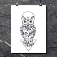 Sugar Owl - Art Print of original artwork