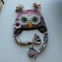 Pink Owl Hat