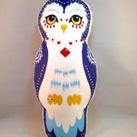 Owl Doll Pillow - Blue Oberon Owl