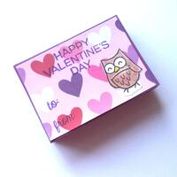 Owl Valentine's Day Cards, Happy Valentine's Day Cards, Children's Valentines, Classroom