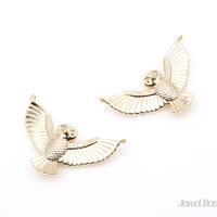Owl Pendant in Gold / 27mm x 17mm / BG266-P (2pcs)