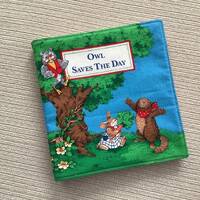 Ecology Cloth Book: Owl, Bear & Rabbit - Toddler Learning