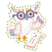 Decorative Owls  ( 20 Machine Embroidery Designs from ATW )  4X4 Hoop