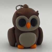 Articulated Baby Owl Keychain – 3D Printed Fidget Toy by ZOU3D