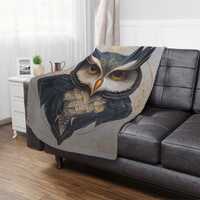 Beautiful Owl Art Design Minky Blanket Cozy Throw Animal Lovers Gift Birthdays Home Decor Nursery Bl