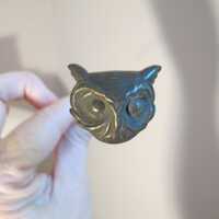 OWL Bird Figural Antique LONG Victorian Edwardian, Aesthetic Period – Late 1880s to 1910s Hatp