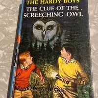 Hardy Boys #41 Clue of the Screeching Owl Franklin W. Dixon Blue Spine PC