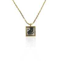 925 Sterling Silver Owl Pendant Necklace • Gold Plated & Oxidized Finish • Unisex Symb
