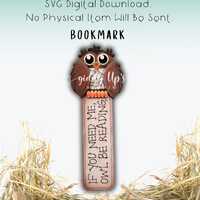 Owl Bookmark SVG | Hoot Owl Bookmark SVG File | Owl SVG Designs | Glowforge Bookmark | giddyupsstudi