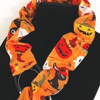 Owl Stethoscope Cover: Bats Scrunchie, Halloween Scrubs Accessories, Nurse's Week Gifts