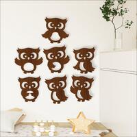 Owl SVG Bundle: Laser Cut Files, Wall Art Vector (Digital Download)