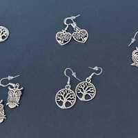 Tree of Life Dangle Earrings for Women, Owl Earrings for Women, Earrings for Women, Earrings for Tee