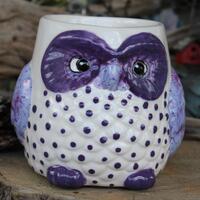 OWL Mug Cup - Coffee Tea or decoration - Kitchen Vessel Large Oversized Cup  om Teacher Gift