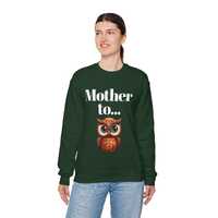Cute Owl Graphic Crewneck Sweatshirt, Funny Sweatshirt, Gift for Animal Lovers, Unisex Apparel, Cozy