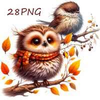 sparrow png, owl png, cute little birds images, printable files, images for your creativity 28 PNG t