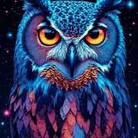 The Colorful Enigma Owl - 1,000-Piece Artistic Jigsaw Puzzle for Adults | High-Difficulty Challenge