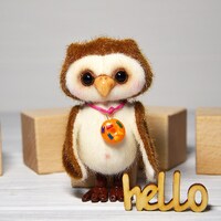 Art doll owl toy plushie owl toy for Blythe dolls