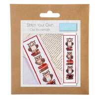 Trimits Cross Stitch Kit Bookmark - Owls