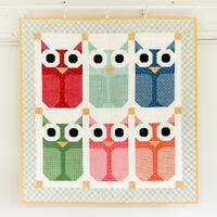 PDF Hoo's There - Owl Quilt Pattern - Nursery & Baby Quilt - Fall Quilting