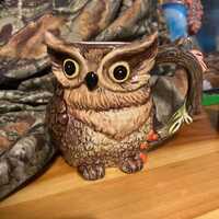 vintage Cracker Barrel owl mugs