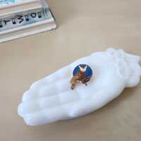 Vintage Owl and Moon Enamel Pin - Gift Creations