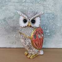 Owl Figurine: Wisdom Symbol, Home Office Decor