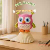 Crochet Owl Pattern - Easy Amigurumi PDF Guide - DIY Plush Decor for Beginners. Owl Amigurumi Croche