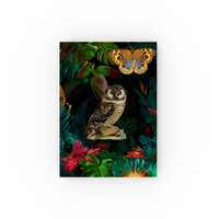 Owl Hard Backed Journal | Nature Lover's Notebook, Cute Gift for Writers, Eco-Friendly Diary, Un