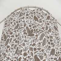 Owl Decor, Shower Curtain, Whimsical Curtain, Scandicore, Fairycore, Nature Theme, Bathroom Decor, H