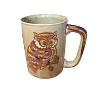 Vintage Otagiri Japan Cross Eyed Owl Mug Retro Boho Cottagecore Tea or Coffee Mug