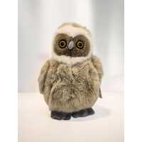 Vintage 1989 9" Dakin Otto Owl Plush Stuffed Animal Brown & White NOS
