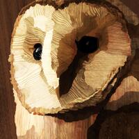 Wooden Owl