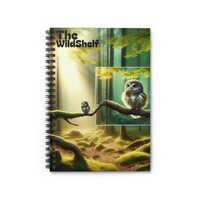 Nature-Inspired Spiral Notebook, Cute Owl Journal for Nature Lovers, Eco-Friendly Stationery, Gift f