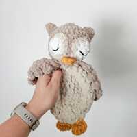 owl lovey / owl toy / baby gift / soft amigurumi / bird plushie / perfect baby shower gift