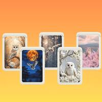 Forest owl Magsafe Wallet, Magnetic Nature Wallet Compatible with iPhone 15, iPhone 14, iPhone 13 SE