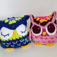 Crochet PATTERN Reversible Day / Night Owl - Two dolls in one, no stuffing!