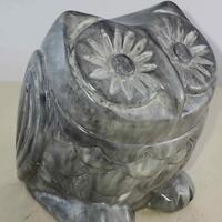 Charming Stone Owl Figurine